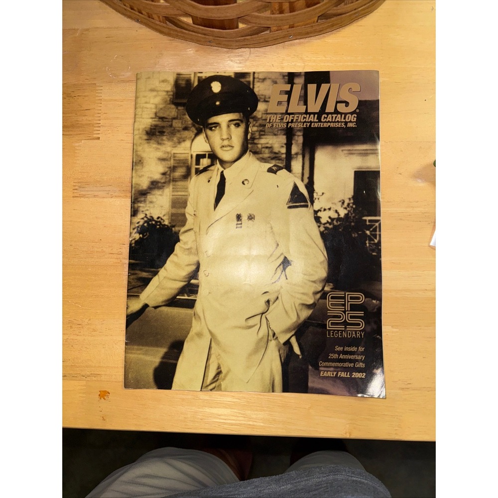 Elvis Presley Official Catalog Early Fall 2002 25th Anniversary EP25 Legendary